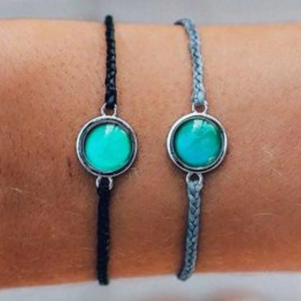 NWT Puravida Mood Charm Bracelet Silver - Picture 2 of 7